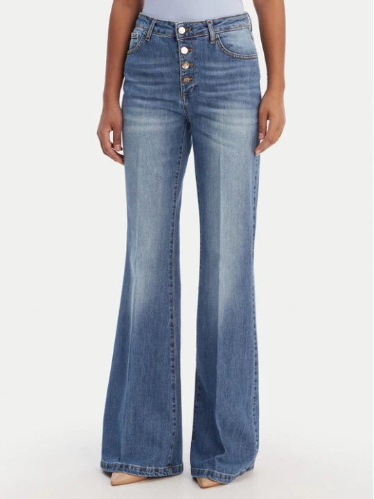 Zdjęcie produktu Fracomina Jeansy FR26SVA013D40902 Niebieski Bootcut Fit