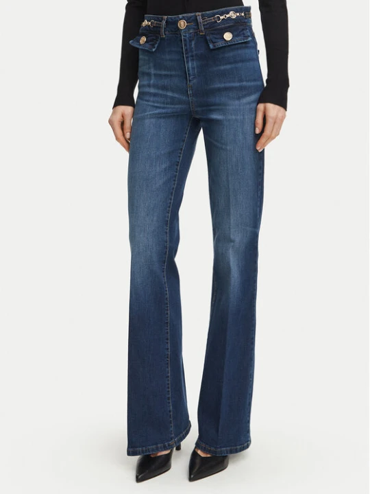 Zdjęcie produktu Fracomina Jeansy FR26WVA011D47602 Granatowy Bootcut Fit