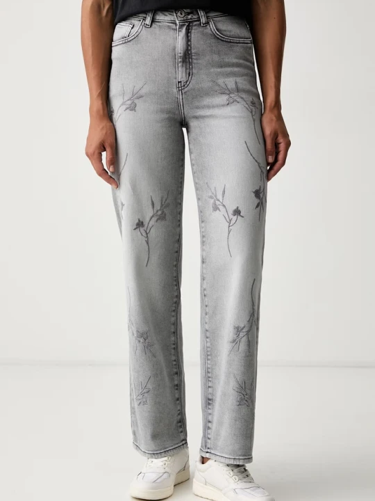 Zdjęcie produktu Fracomina jeansy straight damskie szary