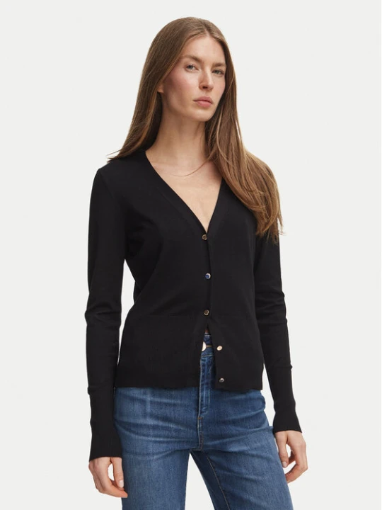 Zdjęcie produktu Fracomina Kardigan FR26WT8001K50601 Czarny Regular Fit