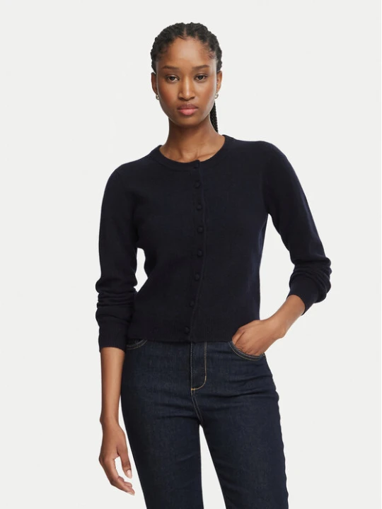 Zdjęcie produktu Fracomina Kardigan FR26WT8002K47301 Granatowy Regular Fit