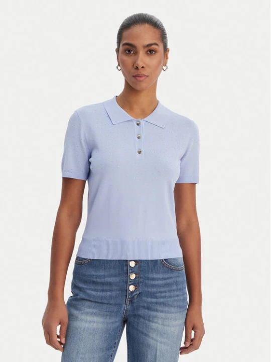 Zdjęcie produktu Fracomina Polo FR26ST7003K524R9 Niebieski jasny Regular Fit