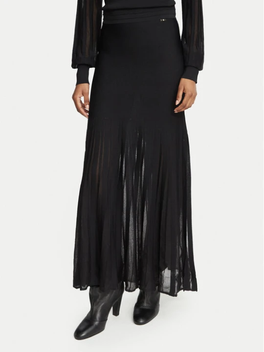 Zdjęcie produktu Fracomina Spódnica maxi FR26WG4004K416F9 Czarny Flare Fit