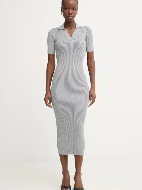 Zdjęcie produktu Fracomina sukienka bodycon z wiskozy szary