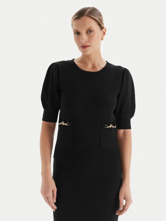 Zdjęcie produktu Fracomina Sweter FR25WT7019K55601 Czarny Slim Fit