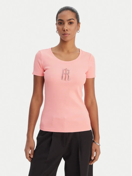 Zdjęcie produktu Fracomina T-Shirt FP26ST3001J42701 Koralowy Slim Fit