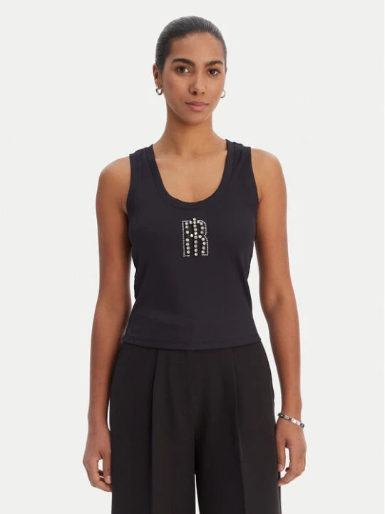Zdjęcie produktu Fracomina Top FP26ST2003J42701 Czarny Slim Fit