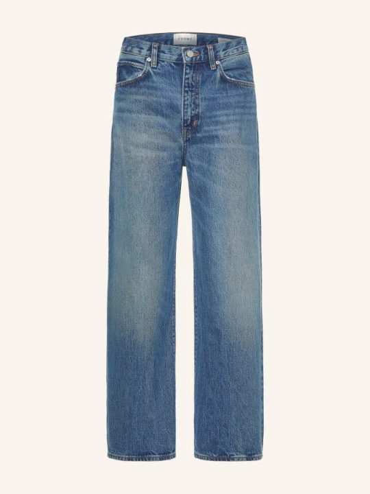 Zdjęcie produktu Frame Jeansy Wide Leg The Bow Crop blau SNDW SOUNDWAVE