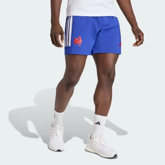 Zdjęcie produktu France Rugby replica playing shorts Adidas Semi Lucid Blue