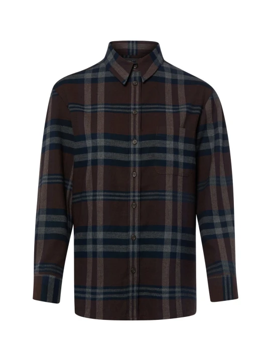 Zdjęcie produktu Franco Callegari bluzka flanelowa Kobiety Bawełna (100%) brązowy