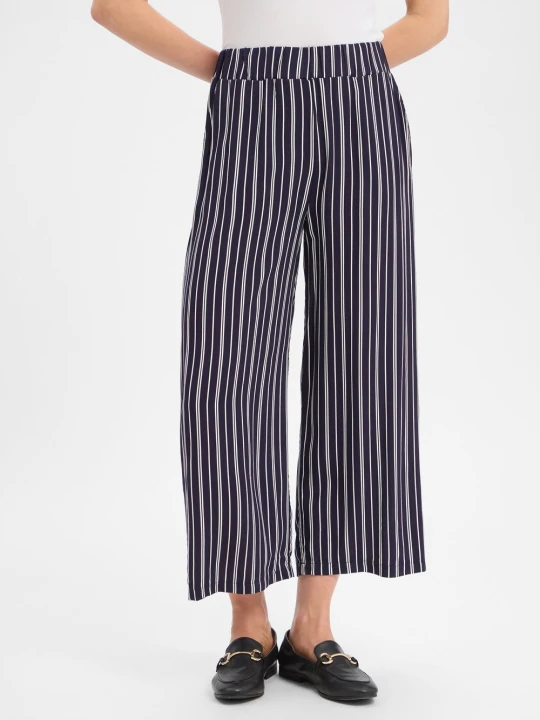 Zdjęcie produktu Franco Callegari Spodnie typu culottes Kobiety wiskoza niebieski | wielokolorowy