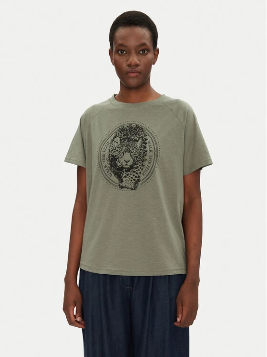 Zdjęcie produktu Fransa T-Shirt 20615456 Zielony Regular Fit