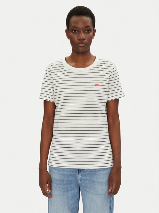 Zdjęcie produktu Fransa T-Shirt 20615521 Biały Regular Fit