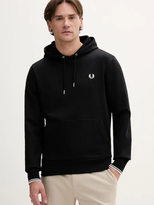 Zdjęcie produktu Fred Perry bluza bawełniana czarny