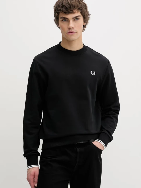 Zdjęcie produktu Fred Perry bluza bawełniana czarny