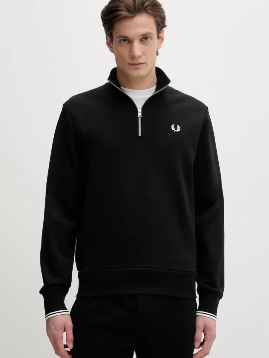 Zdjęcie produktu Fred Perry bluza bawełniana czarny