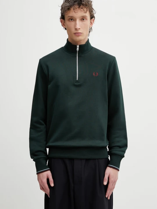Zdjęcie produktu Fred Perry bluza męska bawełniana zielony
