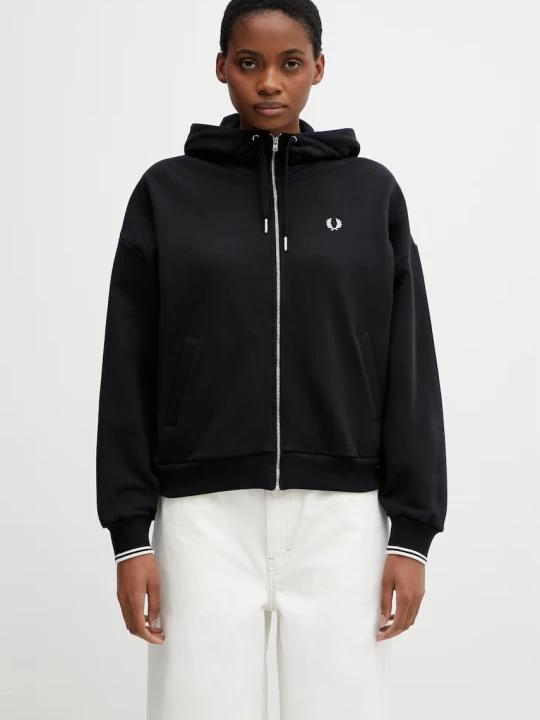 Zdjęcie produktu Fred Perry bluza rozpinana bawełniana damska