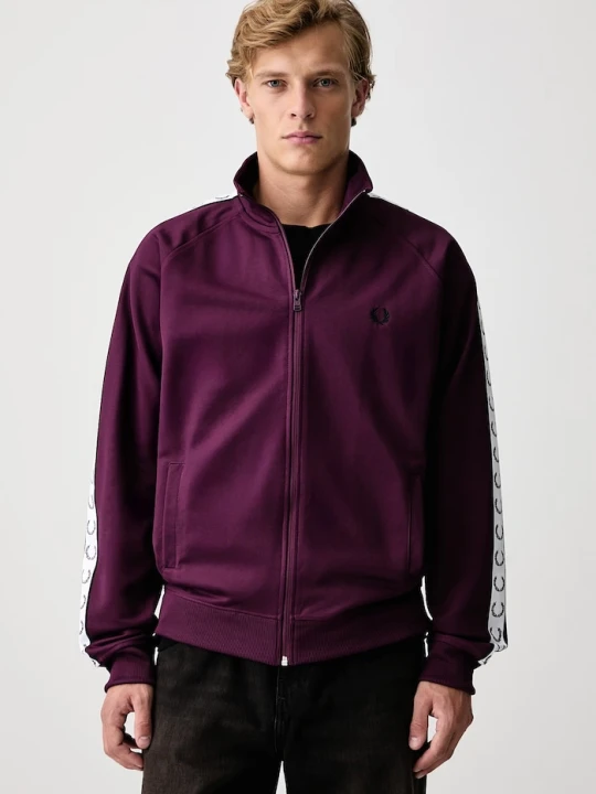 Zdjęcie produktu Fred Perry bluza rozpinana męska fioletowy