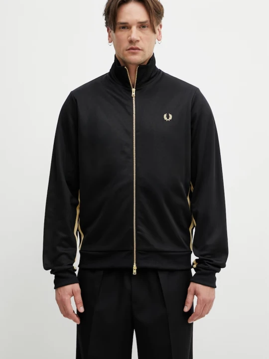 Zdjęcie produktu Fred Perry bluza rozpinana z bawełną męska