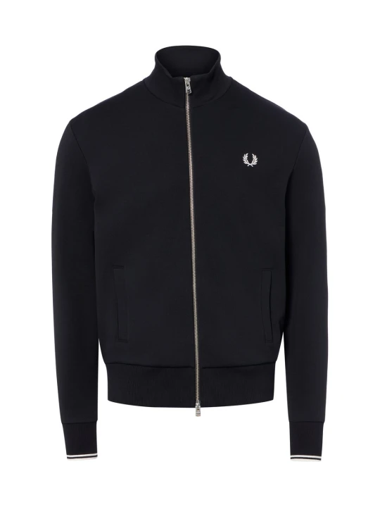Zdjęcie produktu Fred Perry bluza z kapturem Mężczyźni Bawełna (100%) czarny