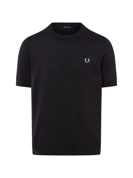 Zdjęcie produktu Fred Perry bluzka z dzianiny Mężczyźni Bawełna (100%) czarny