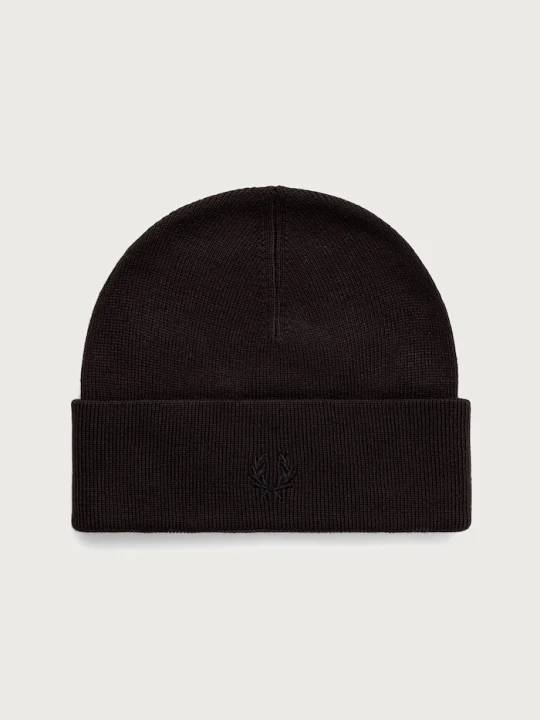 Zdjęcie produktu Fred Perry czapka beanie z wełną brązowy