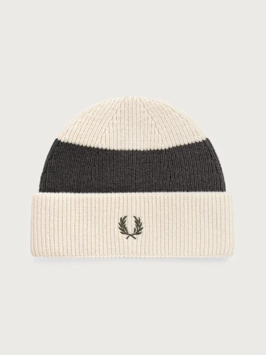 Zdjęcie produktu Fred Perry czapka wełniana beżowy