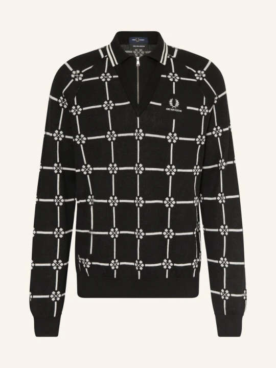 Zdjęcie produktu Fred Perry Dzianinowa Koszulka Polo schwarz