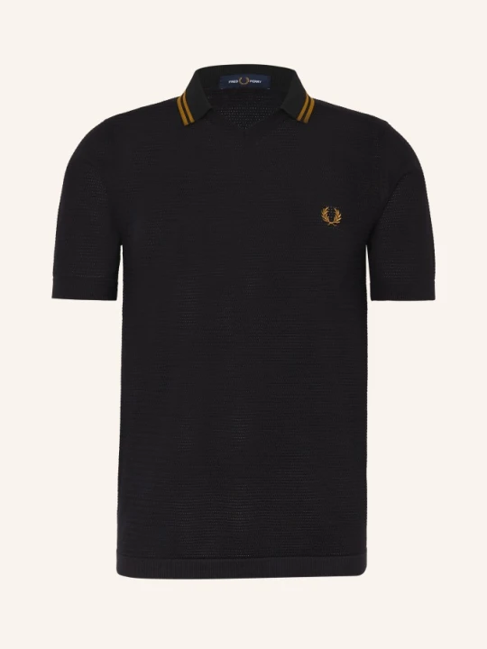 Zdjęcie produktu Fred Perry Dzianinowa Koszulka Polo schwarz CZARNY