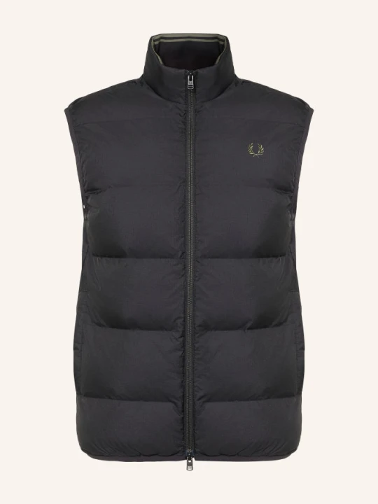 Zdjęcie produktu Fred Perry Kamizelka Pikowana schwarz CZARNY