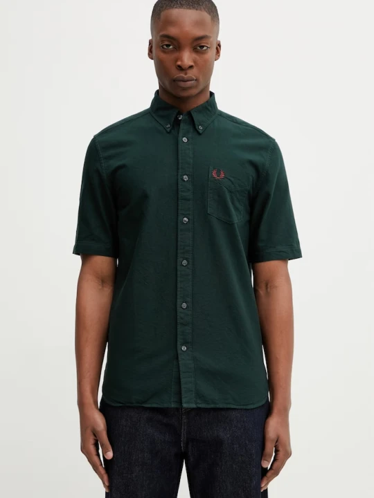 Zdjęcie produktu Fred Perry koszula bawełniana zielony