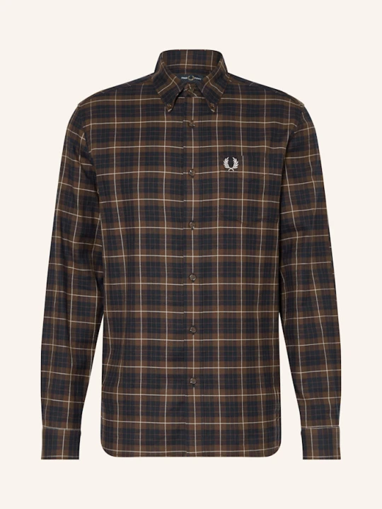 Zdjęcie produktu Fred Perry Koszula Flanelowa O Regularnym Kroju braun brązowy