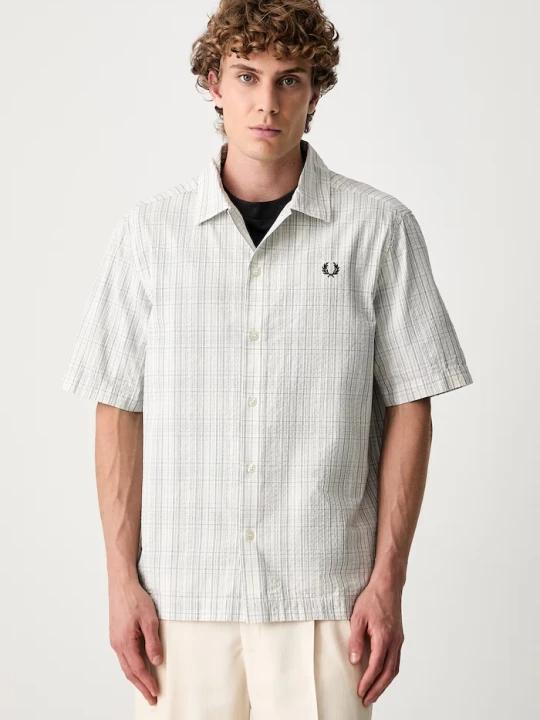 Zdjęcie produktu Fred Perry koszula męska bawełniana biały