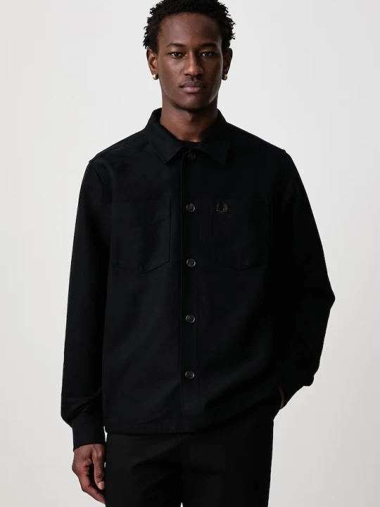 Zdjęcie produktu Fred Perry koszula męska bawełniana czarny