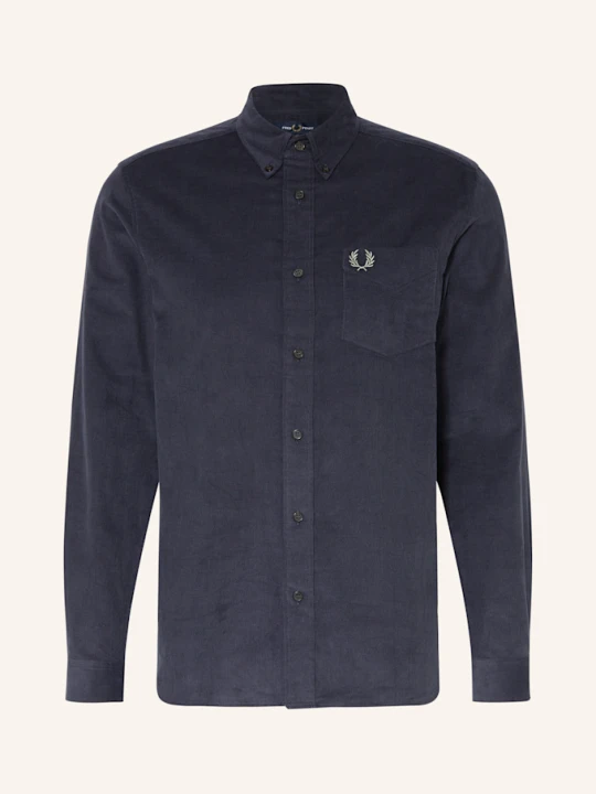 Zdjęcie produktu Fred Perry Koszula Sztruksowa Regular Fit blau GRANATOWY