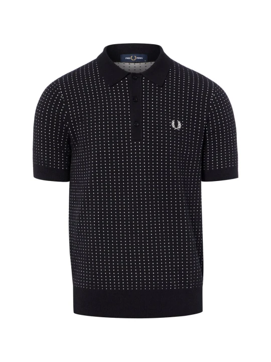 Zdjęcie produktu Fred Perry koszulka frotte Mężczyźni Bawełna czarny