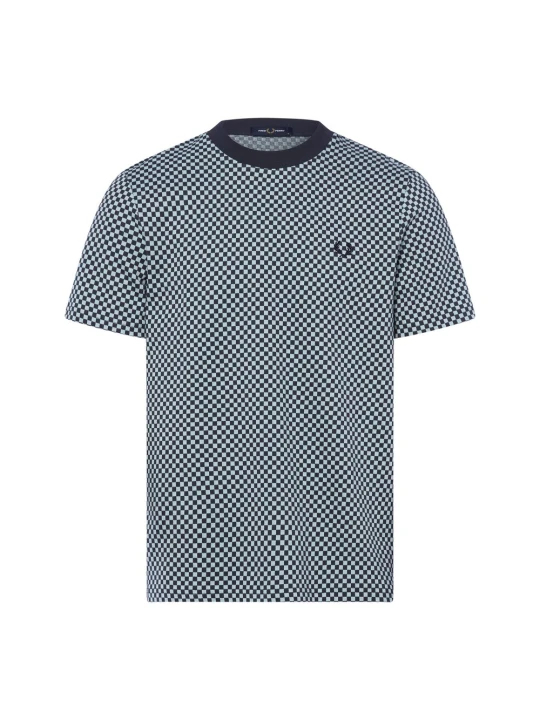 Zdjęcie produktu Fred Perry Koszulka Mężczyźni Bawełna niebieski