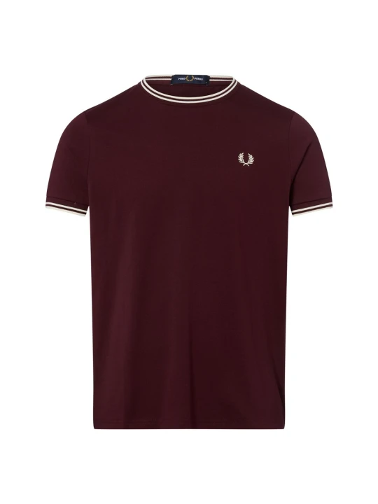 Zdjęcie produktu Fred Perry Koszulka Mężczyźni Bawełna czerwony