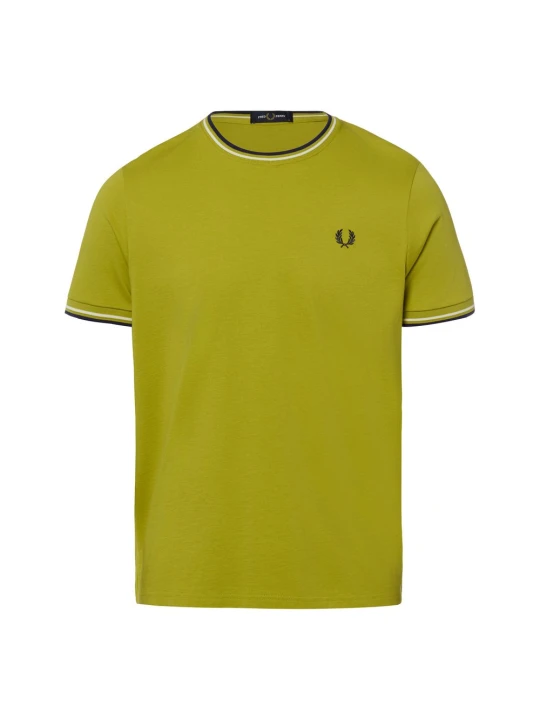 Zdjęcie produktu Fred Perry Koszulka Mężczyźni Bawełna zielony