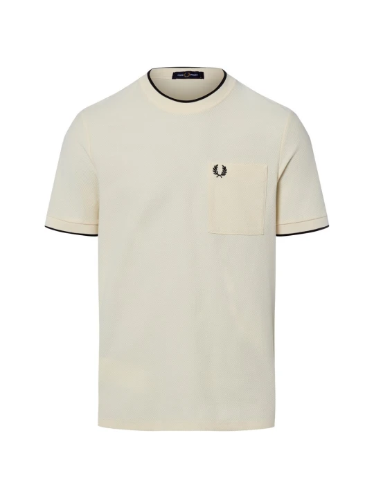 Zdjęcie produktu Fred Perry Koszulka Mężczyźni Bawełna (100%) beżowy