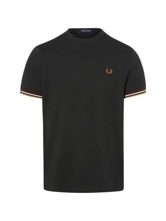Zdjęcie produktu Fred Perry koszulka Mężczyźni Bawełna (100%) zielony