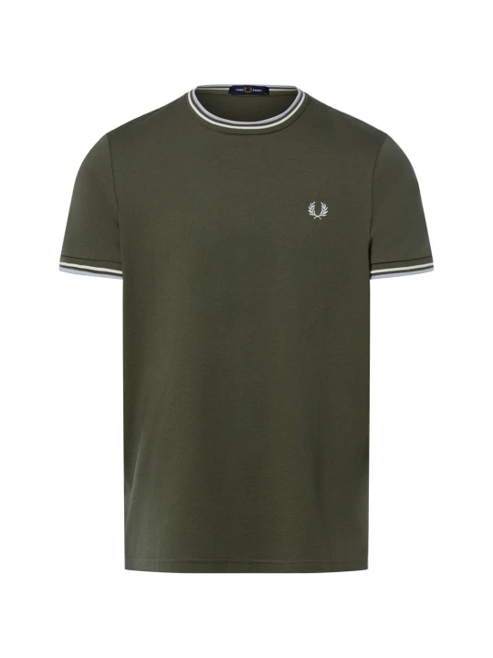 Zdjęcie produktu Fred Perry Koszulka Mężczyźni Bawełna zielony
