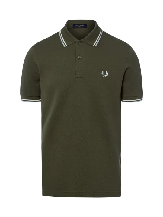 Zdjęcie produktu Fred Perry koszulka polo Mężczyźni Bawełna zielony