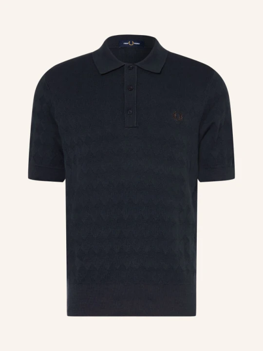 Zdjęcie produktu Fred Perry Koszulka Polo Z Dzianiny blau GRANATOWY