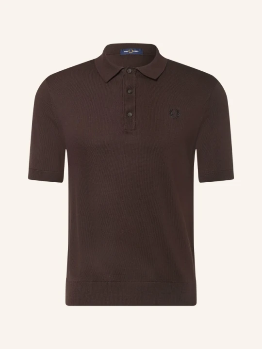 Zdjęcie produktu Fred Perry Koszulka Polo Z Dzianiny braun CIEMNOBRĄZOWY