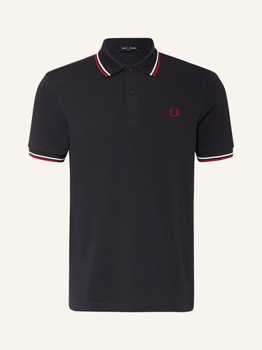 Zdjęcie produktu Fred Perry Koszulka Polo Z Pikowanym Wzorem blau