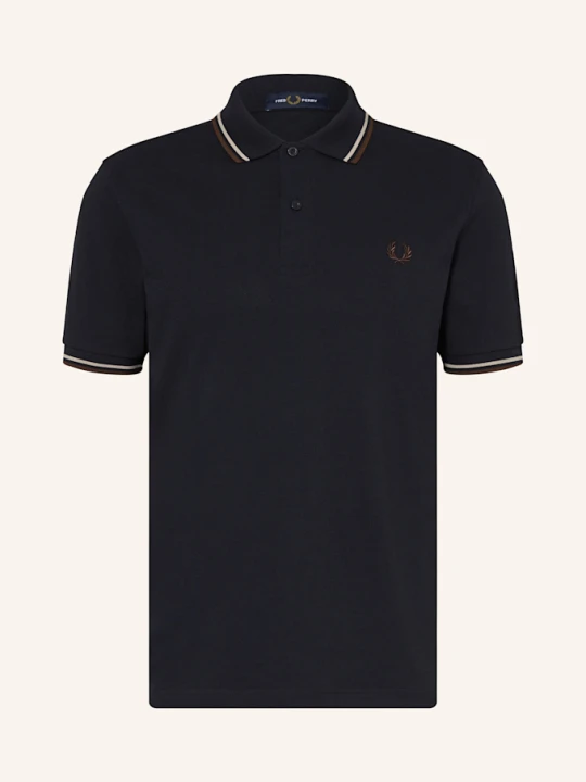 Zdjęcie produktu Fred Perry Koszulka Polo Z Pikowanym Wzorem blau GRANATOWY