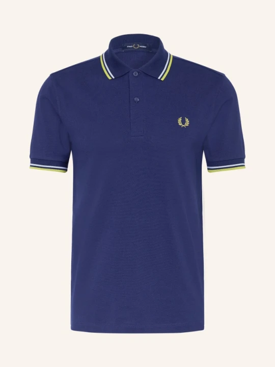Zdjęcie produktu Fred Perry Koszulka Polo Z Pikowanym Wzorem blau