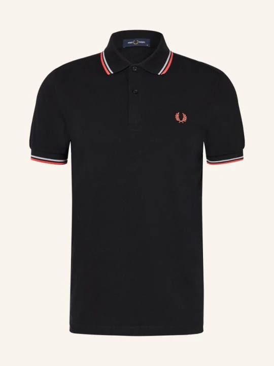Zdjęcie produktu Fred Perry Koszulka Polo Z Pikowanym Wzorem blau